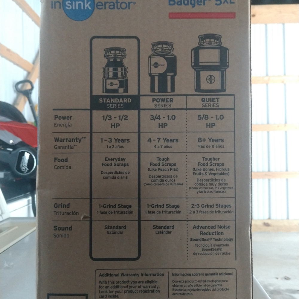 Insinkerator Garbage Disposal - Picture 2 of 3
